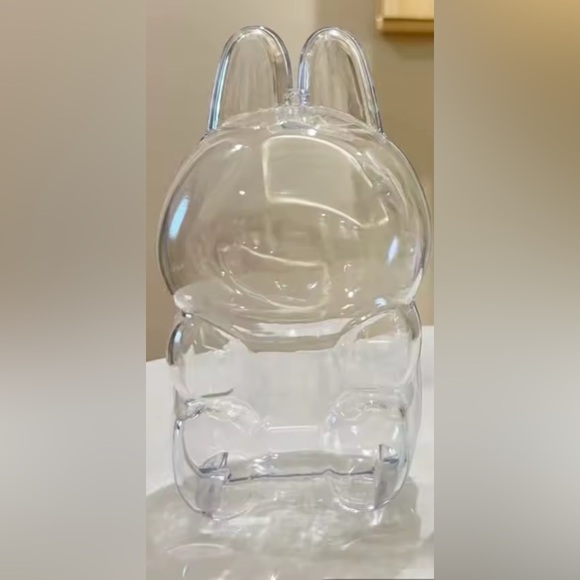 Labubu Protective Case Clear Display Case for POPMART Labubu V2 Have A Seat - Picture 4 of 4